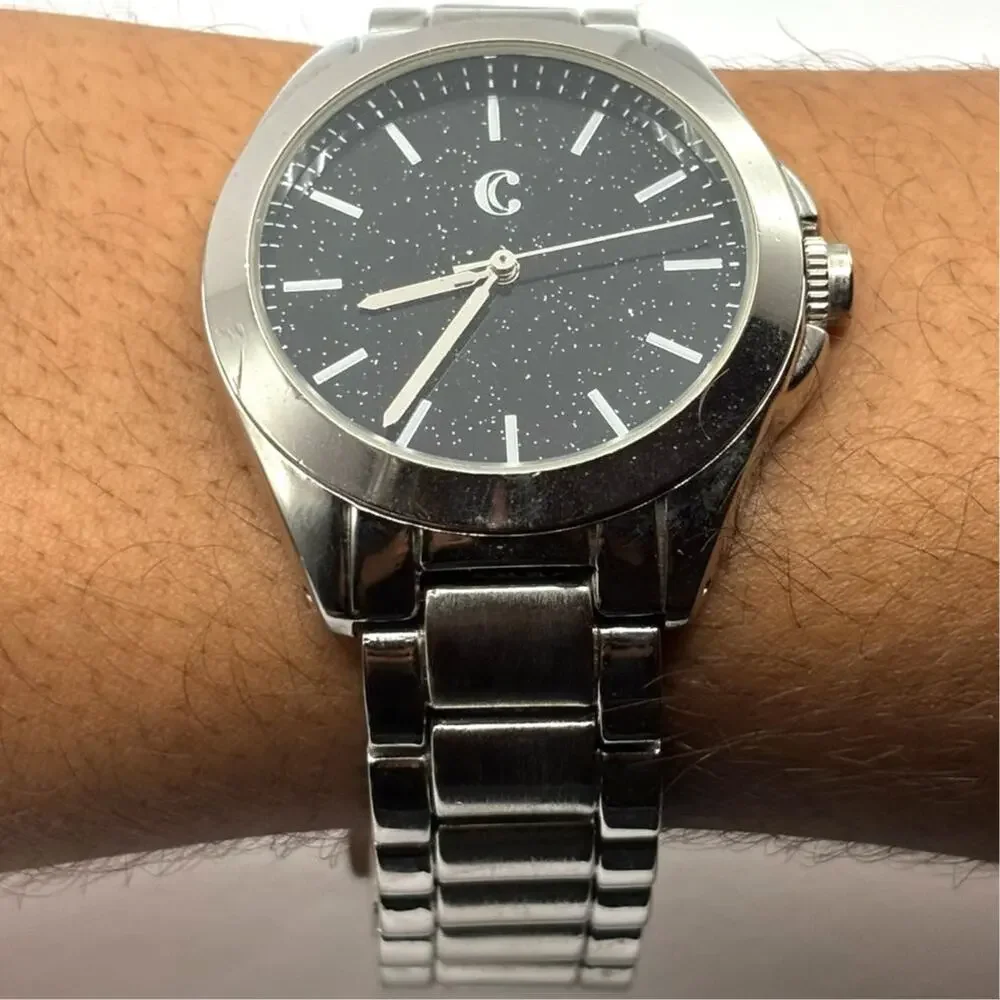 Silver Charming Charlie Men's Watch